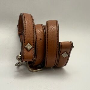 MCM Brown long crossbody sling